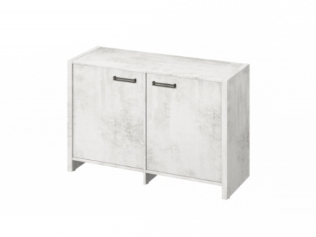 Тумба двухсекционная FB-12-02.D. Фурнитура ЧЕРНАЯ