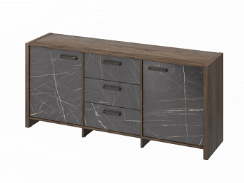 Тумба трехсекционная FB-13-01.G. Фурнитура ЧЕРНАЯ