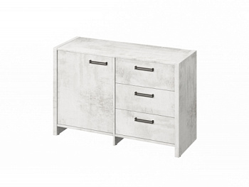 Тумба двухсекционная FB-12-01.D. Фурнитура ЧЕРНАЯ