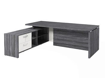 Стол FI-121L.GG левый. Фурнитура INOX