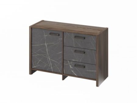 Тумба двухсекционная FB-12-01.G. Фурнитура ЧЕРНАЯ