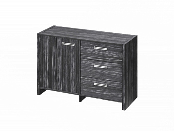 Тумба двухсекционная FI-12-01.D. Фурнитура INOX