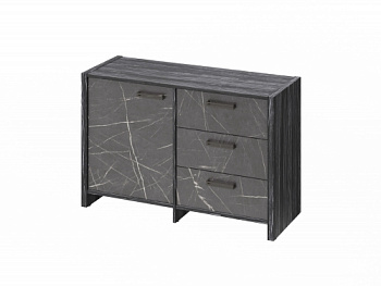 Тумба двухсекционная FB-12-01.G. Фурнитура ЧЕРНАЯ